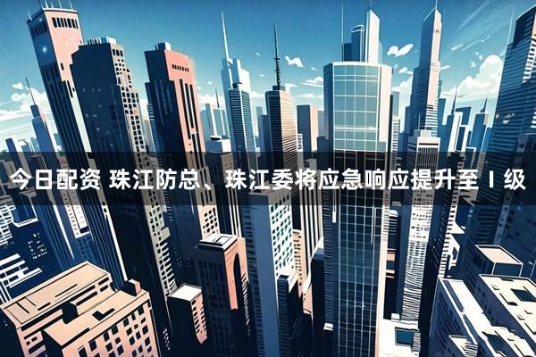 今日配资 珠江防总、珠江委将应急响应提升至Ⅰ级